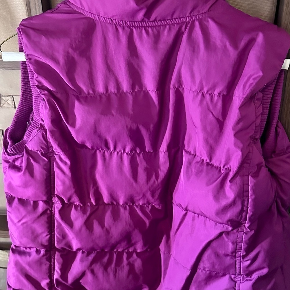 Faded Glory Puffer Vest Quilted Magenta Size M - Picture 2 of 9